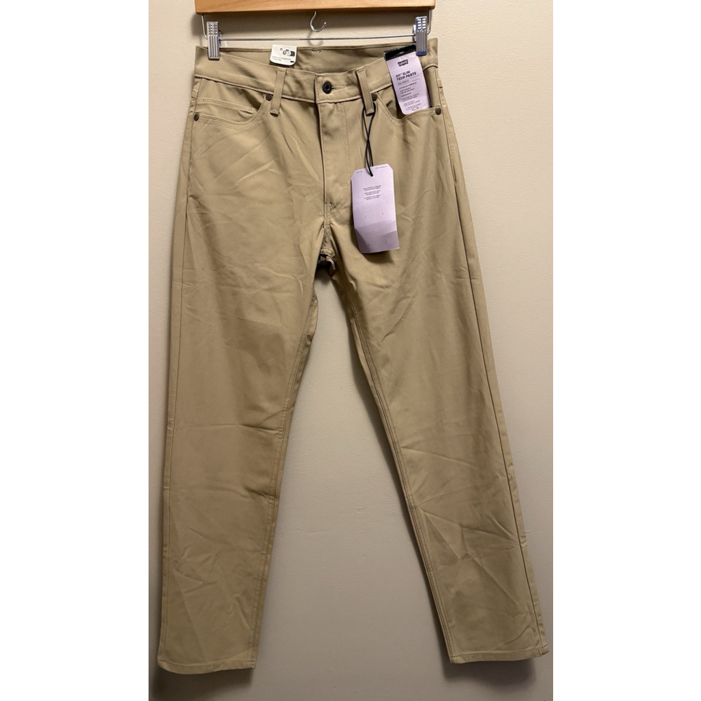 Levi's 511 Jeans Mens 30x32 Slim Straight Leg Tech Khaki Tan New With Tag